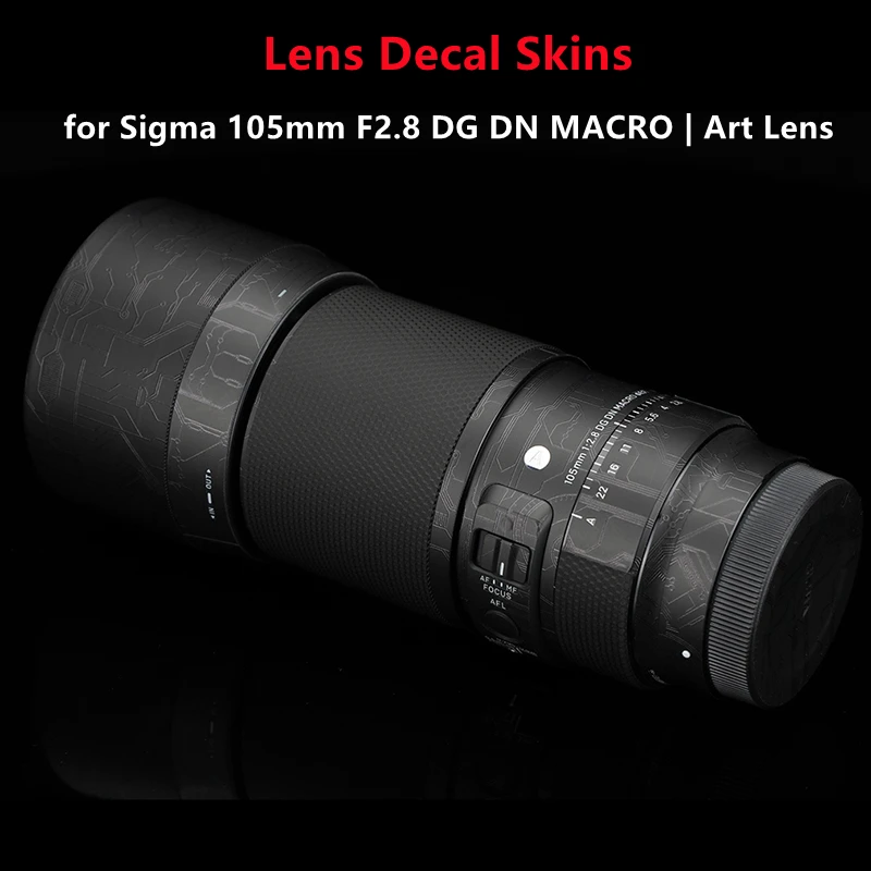105 F2.8 / 105Art Виниловая наклейка для объектива чехол Sigma мм DG DN MACRO Art - Цена: 1745.84