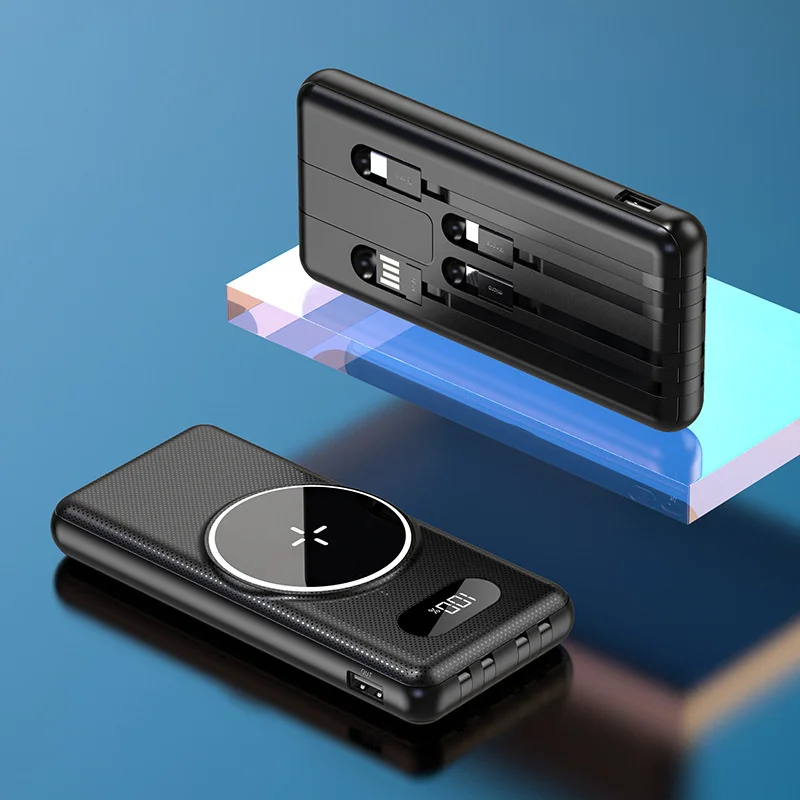 

Magnetic Power Bank 10000mAh Wireless Charger PD 20W Fast Charger External Battery Portable wireless charging For iPhone12