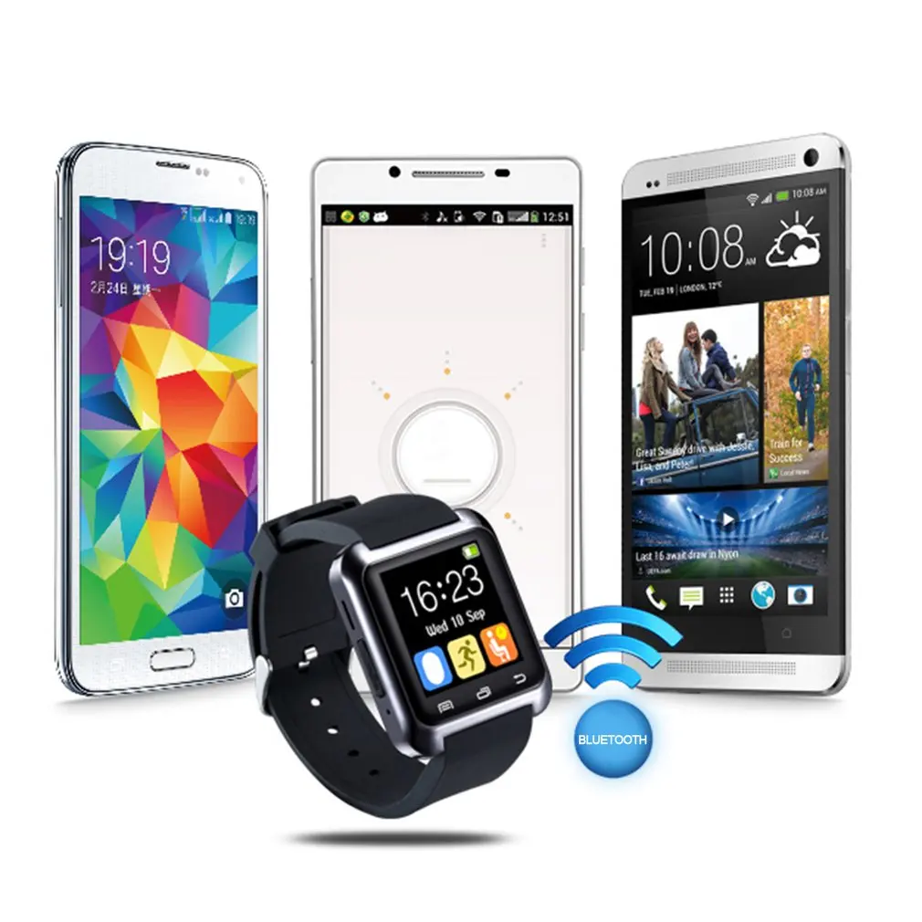 U80 Smartwatch Bluetooth фитнес Шагомер монитор сна напиток Сидячий напоминание носимое