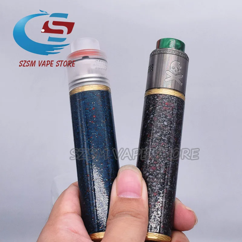 Электронная сигарета SXK Stealth 60 Вт squonk mod fit v6S 23 мм RTA vape электронная 0 91 OLED экран 18650