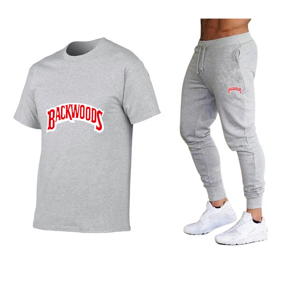 hot selling summer t shirt pants set casual brand fitness jogger pants t shirt hip hop fashion mens tracksuits free global shipping