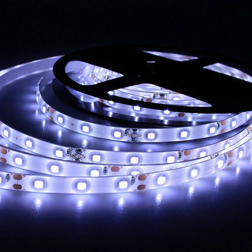 

DC12V 5M 300LEDs SMD2835 LED Strip Diode Flexible Strip Light Non Waterproof Tape Lamp For Home White/Warm White/Red/Green/RGB