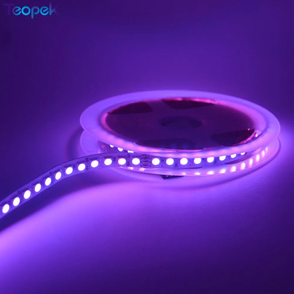 5050 Светодиодная лента 120 светодиодный s/m Однорядный теплый белый/RGB DC12V 5 м 600 светодиодный IP20 IP65 IP67 водонепроницаемый гибкий светодиодный свет