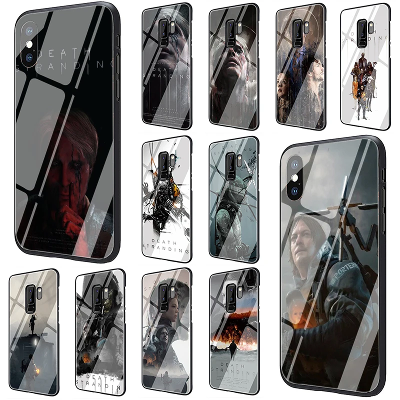 EWAU Death Stranding чехол из закаленного стекла для Samsung S7 S8 S9 S10 Note 8 9 10 плюс A10 20 30 40 50 60