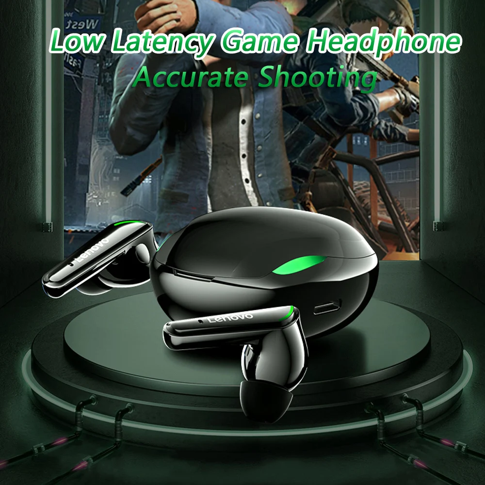Lenovo XT92 TWS Gaming Earphone Bluetooth 5.1 Low Latency Professional Gamer Headphone With Mic 9D Stereo HiFi Headset | Электроника
