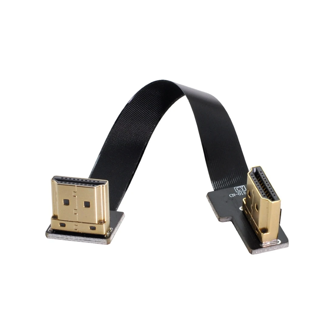 

Chenyang 90 градусов HDMI-совместимый тип А штекер вверх HDMI-совместимый штекер правый запутанный FPC плоский кабель для FPV HDTV