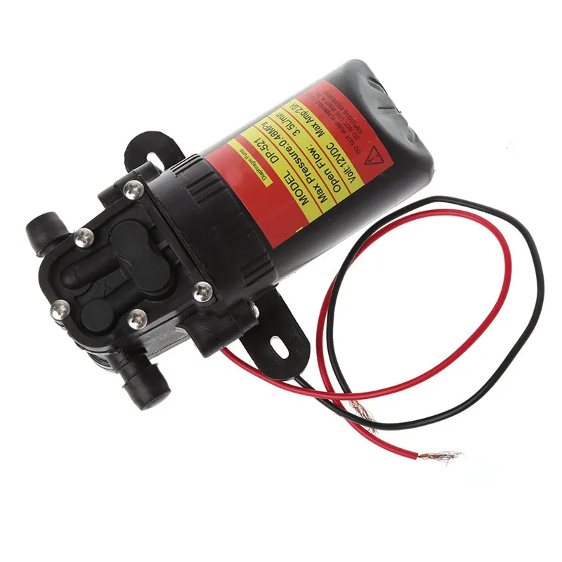 

DC 12V 3.5L/M High Pressure Micro Diaphragm Self Priming Diaphragm Water Pump For RV caravan Boat Garden