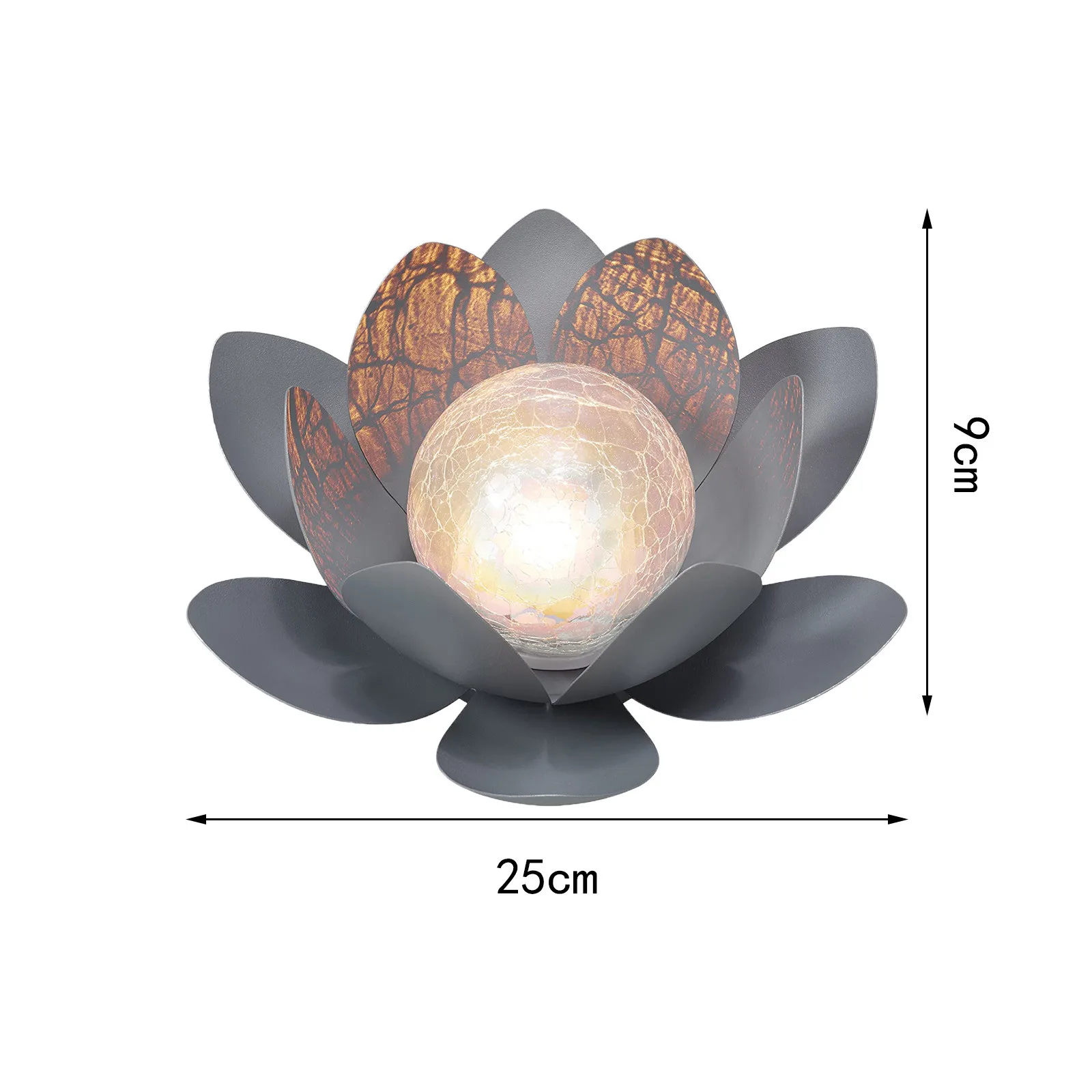 

40# 2pc Flowers Solar Lamp Garden Lighting Flower Decorative Solar Statues Garden Decoration Outdoor Ornament Tuin Decoratie