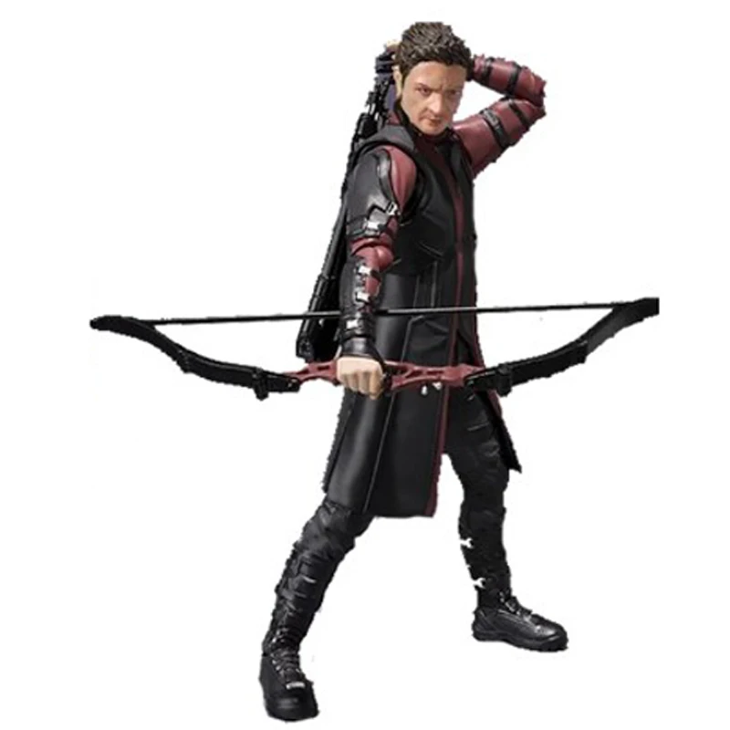 Коллекционные игрушки Мстители 15 см SHF Marvel Hawkeye экшн фигурка|Игровые фигурки и