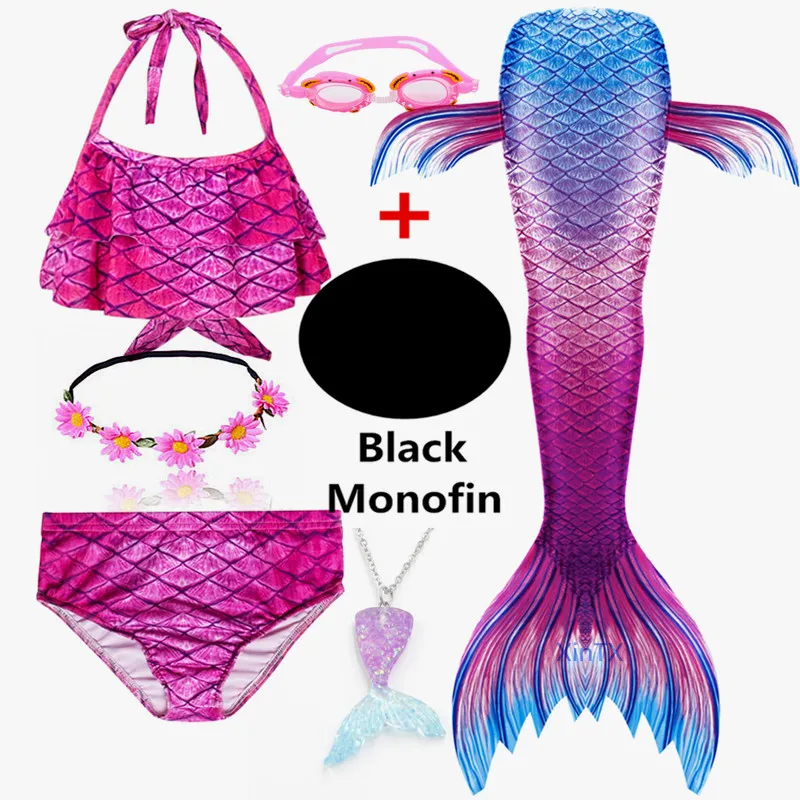 Необычные Красивые Новые хвост русалки купальные костюмы с моноластами для