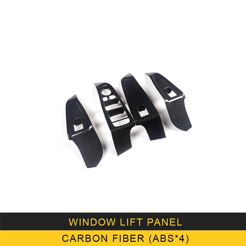 

CarMango For BMW 3 Series G20 2020 Car Styling Door Gate Window Lift Button Switch Panel Cover Trim Sticker Interior Accessories