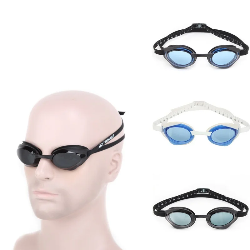 

Профессиональные гоночные очки для плавания, противотуманные Регулируемые очки с УФ-защитой, водонепроницаемые силиконовые очки для плава...