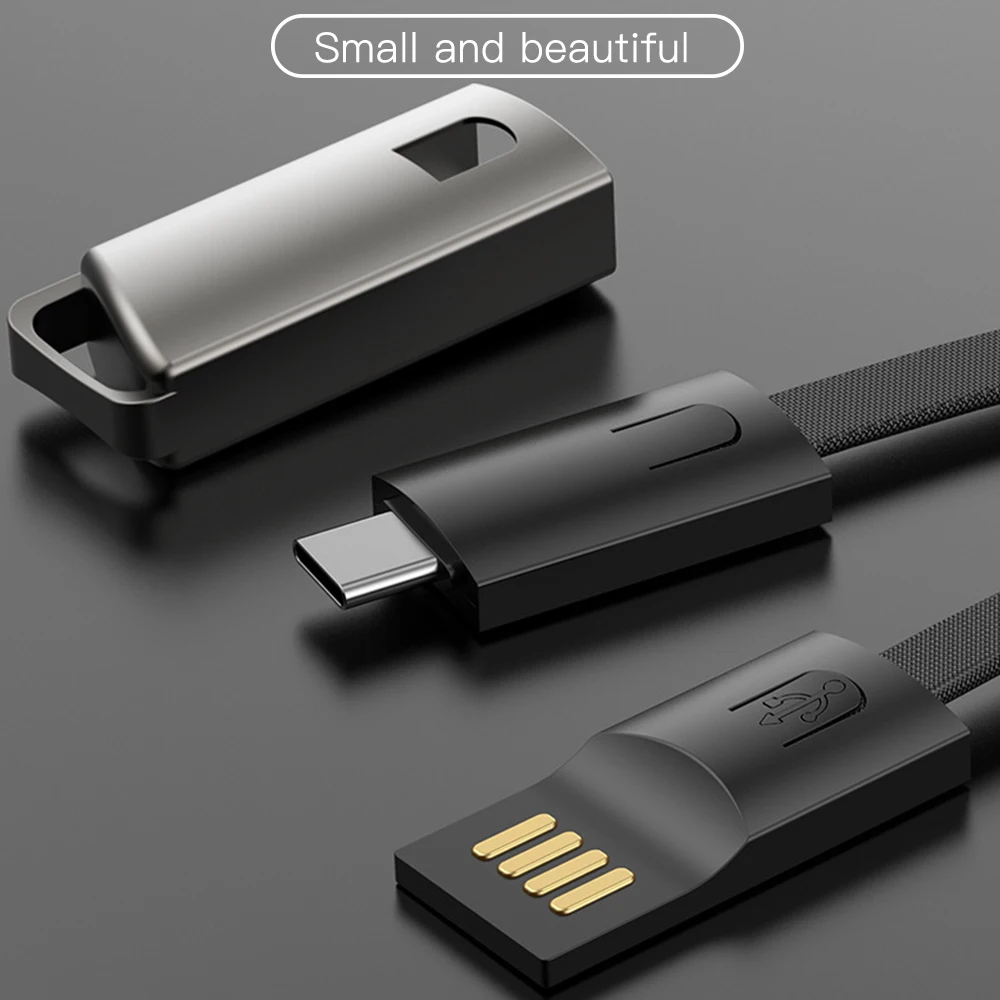 Android телефон планшет зарядный кабель маленький Переносной Микро-Тип USB usb-c C
