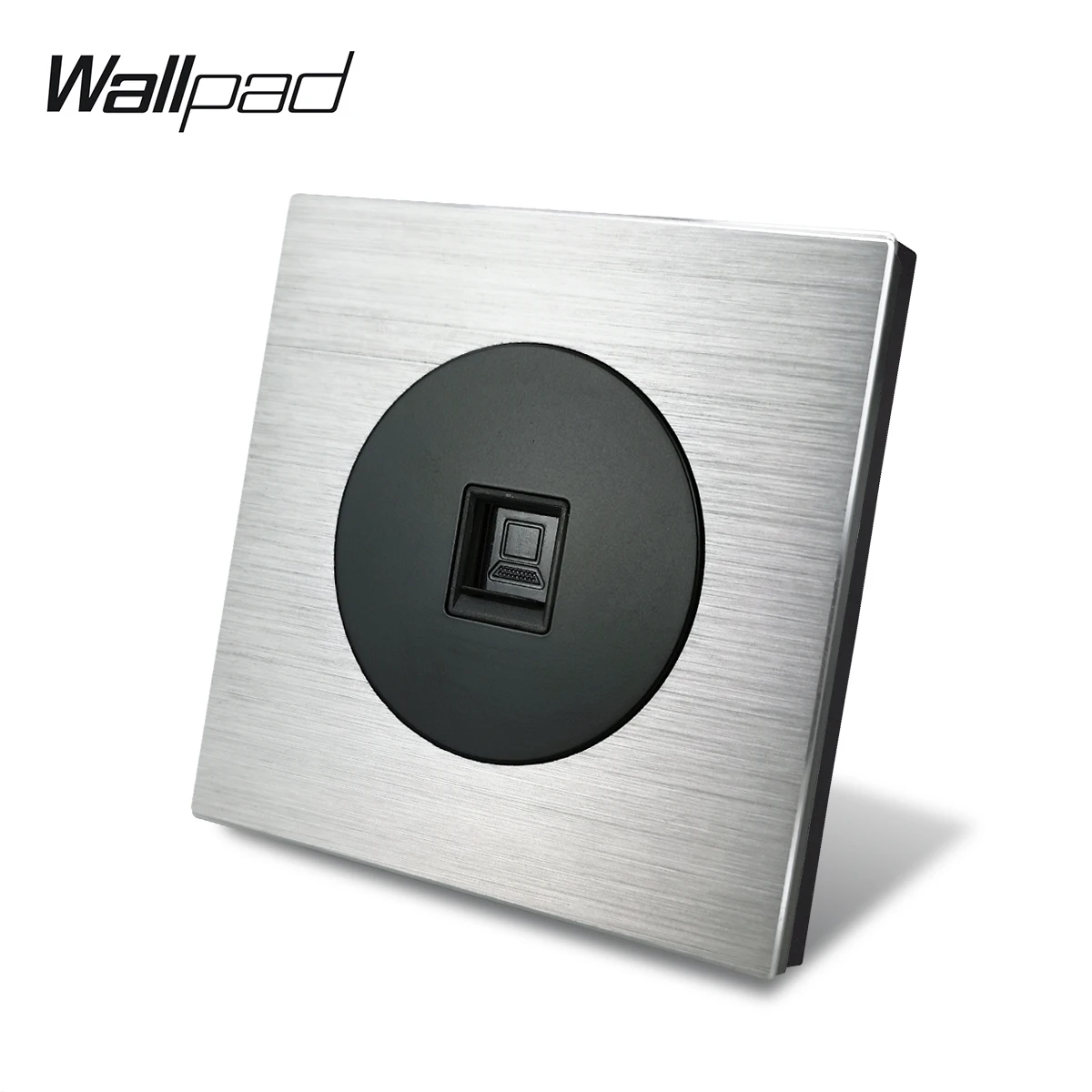 L6 серый ПК интернет компьютер RJ45 CAT6 розетка для передачи данных Серебряная