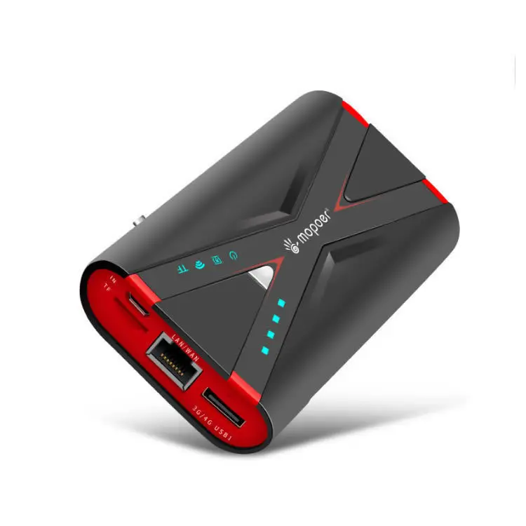 Red TUOSHIKE 7800 мАч портативное зарядное устройство Wi-Fi 2.1A Быстрая зарядка для Iphone Xiaomi samsung huawei Android мобильный телефон 3g 4G реле Банк питания - Цвет: Red