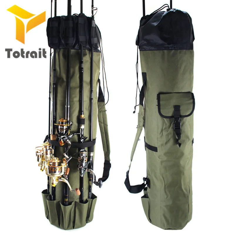 

Shaddock Fishing Portable Multifunction Nylon Fishing Bags Fishing Rod Bag Case Fishing Tackle Tools Storage Bag