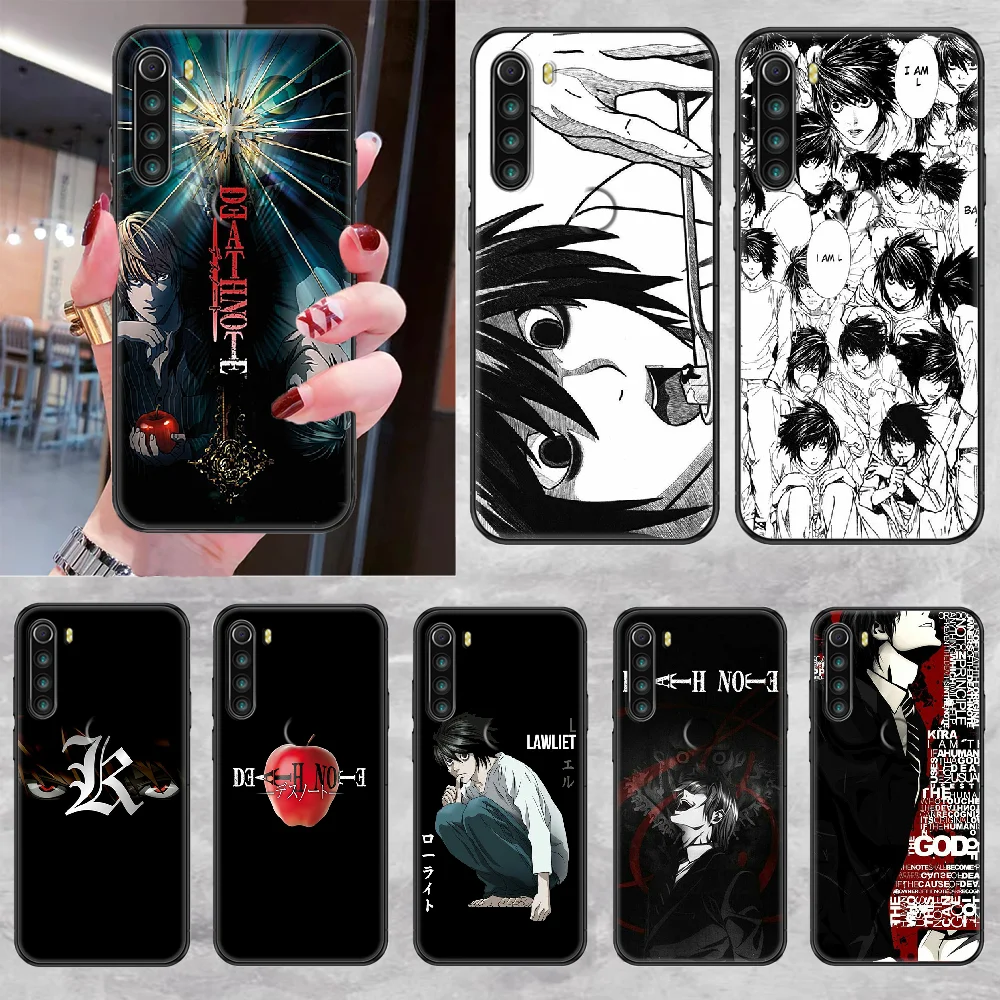 Чехол для телефона аниме Death Note L · Lawliet Xiaomi Redmi 7 7A 8 8T 9 9A 9S K30 Pro Ультрачерный