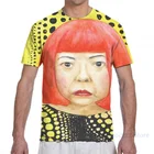 Yayoi Kusama Мужская футболка женская модная футболка с принтом для девочек топы для мальчиков футболки с короткими рукавами