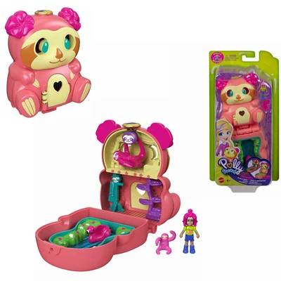 

Original Polly Pocket Doll Baby Girls Toys for Girls Treasure Box for Doll Animals Toys for Children Kids Toys Brithday Gift