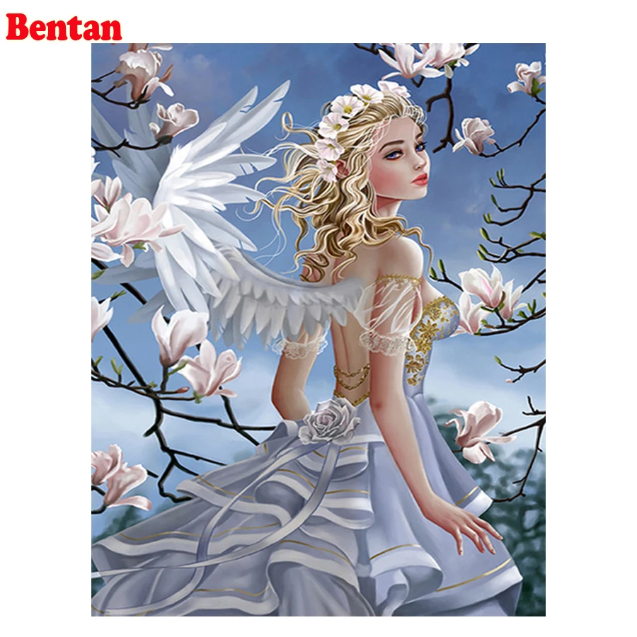

5d diamond painting diamond embroidery Cartoon anime angel diamond mosaic full square round drill stitch cross rhinestone Decor