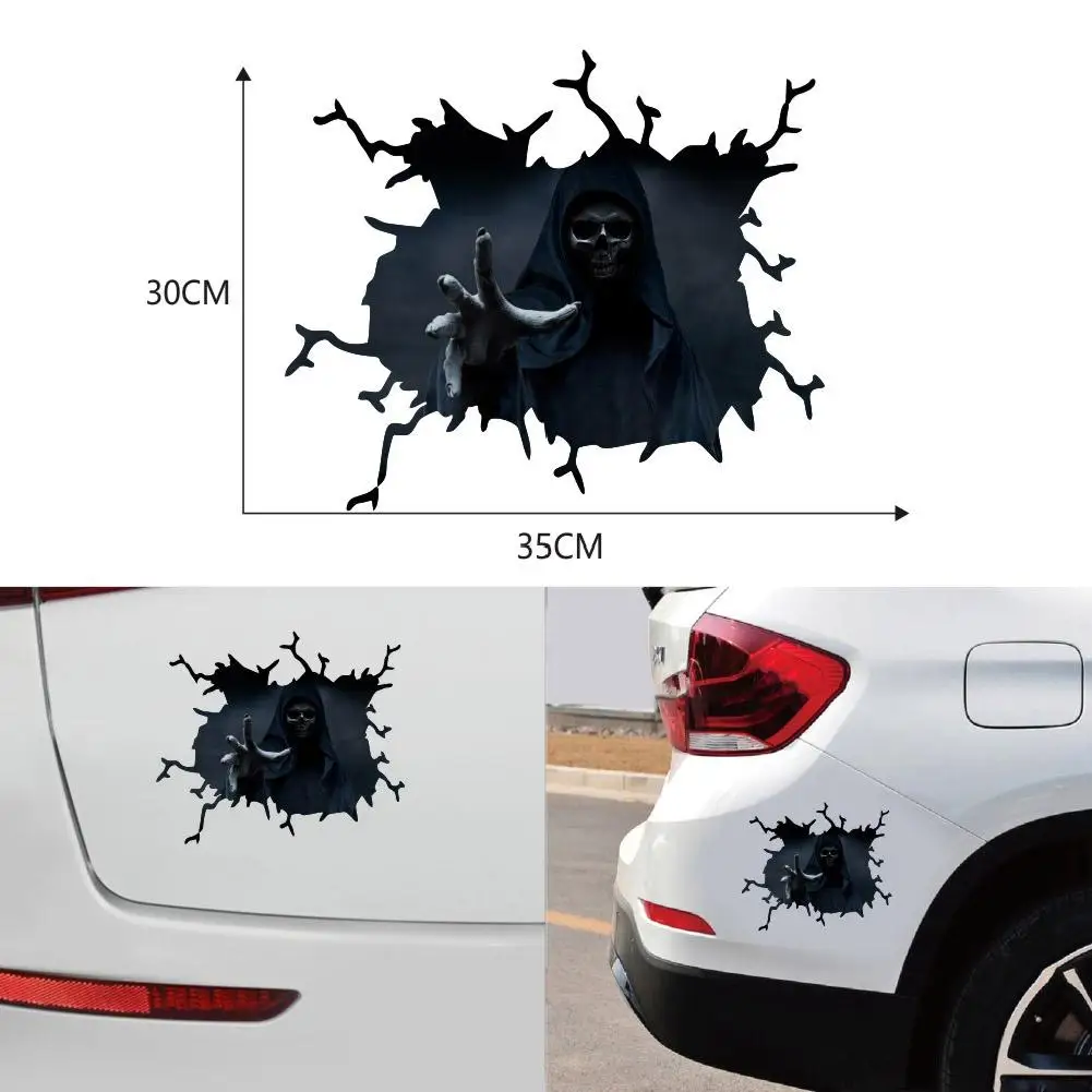 

Автомобильная наклейка, ужас, смешная серия, Модифицированная наклейка на корпус, Декоративная гирлянда, наклейка, домашняя дверь, настенна...