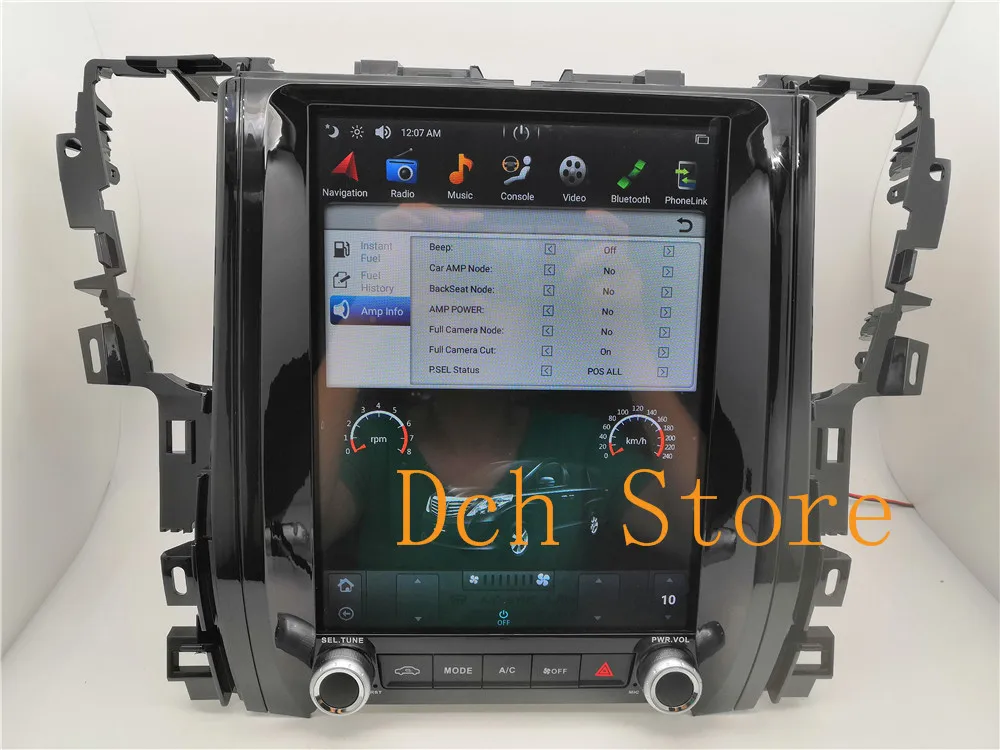 12 1 ''вертикальный tesla стиль Android 9 0 автомобильный DVD плеер GPS навигация для Toyota