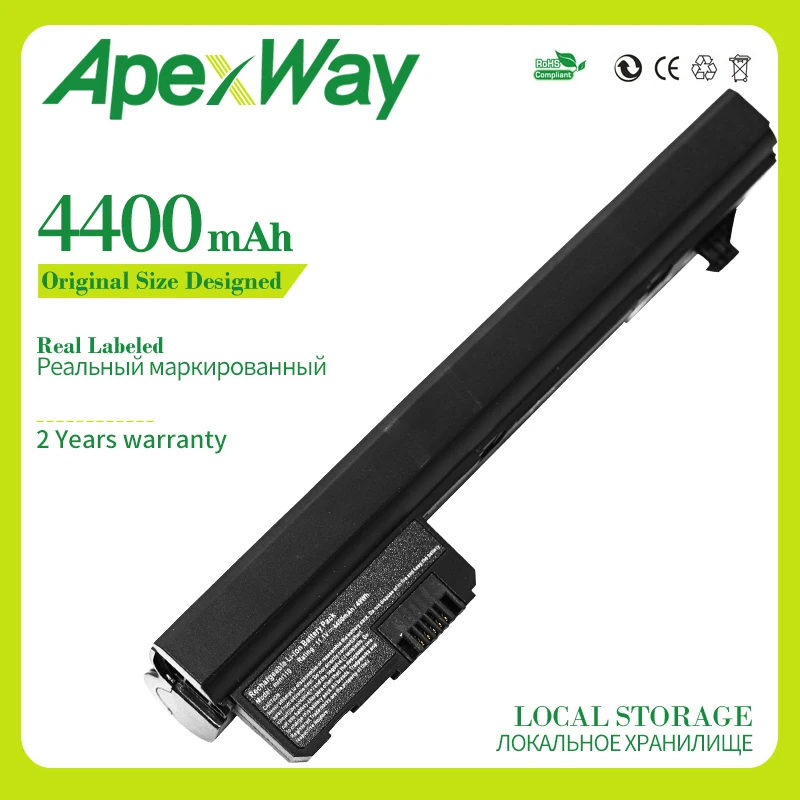 

Apexway 4400mAh 11.1v laptop battery 530973-741 537626-001 537627-001 HSTNN-CB0C for HP Mini 110c Mini CQ10-100 Mini 110 Series