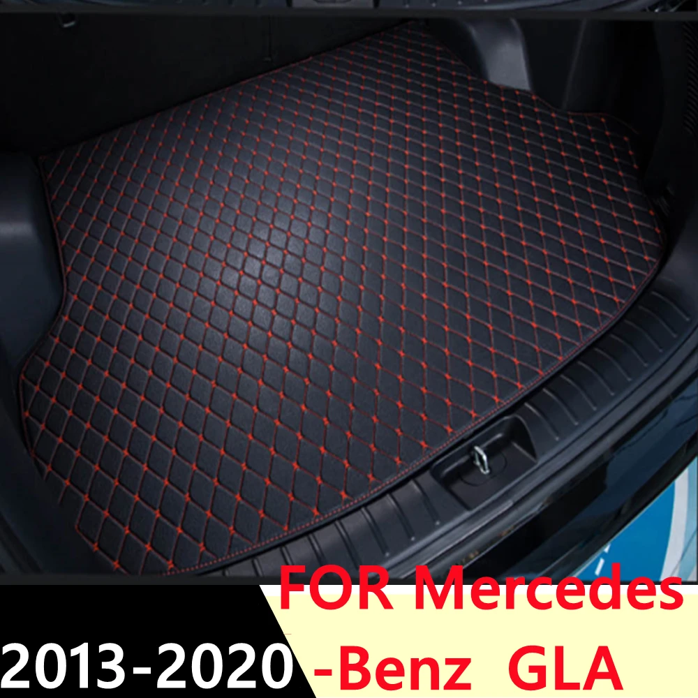 

SJ Car Trunk Mat Tail Boot Tray Auto Floor Liner Cargo Carpet Luggage Mud Pad Accessories For Mercedes-Benz GLA 2013 2014-2020