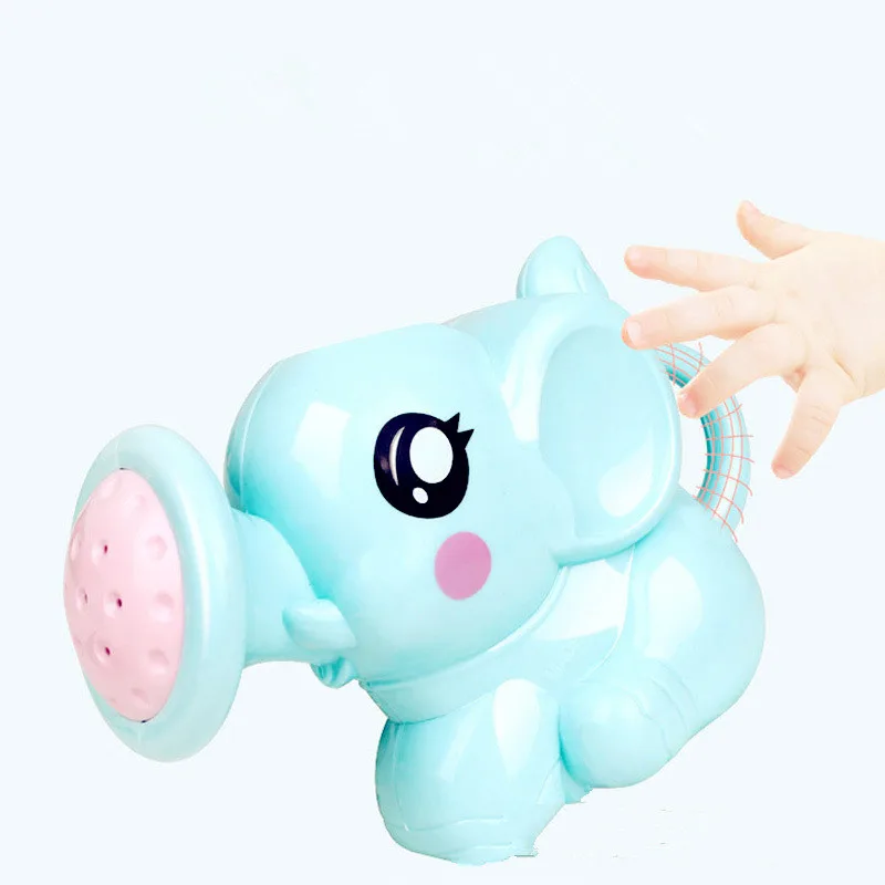 Kids Shower Bath Toys Cute Elephant Watering Pot Baby Faucet Bathing Water Spraying Tool Wheel Type Dabbling For | Игрушки и хобби