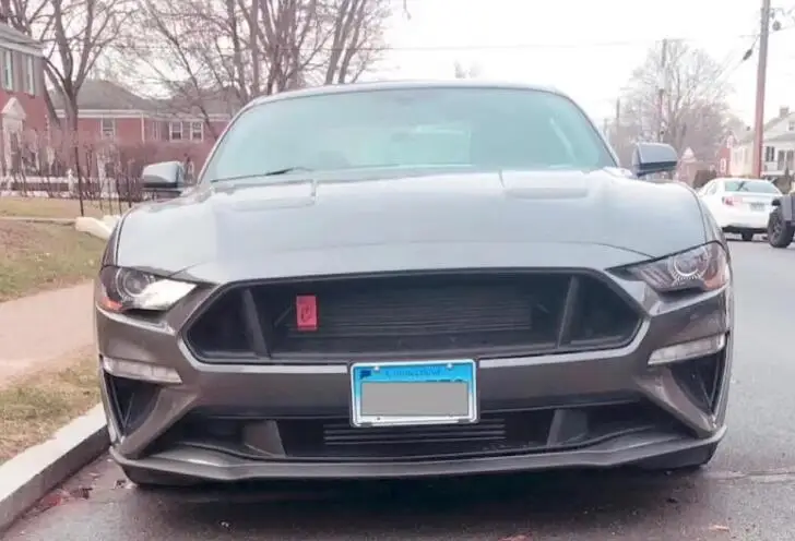 ABS праймер/углеродное волокно выше и ниже переднего бампера гоночная сетчатая