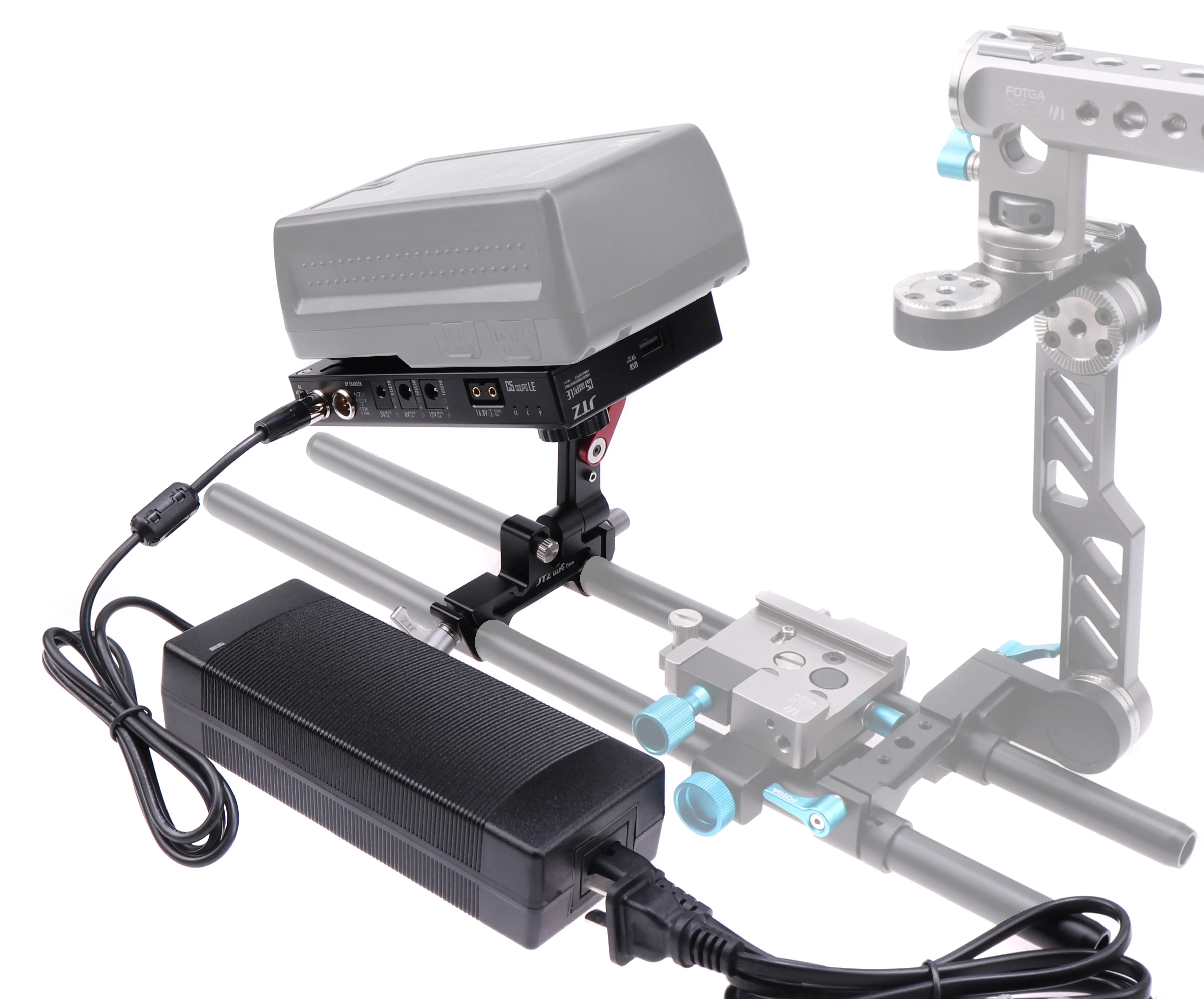 JTZ DP30 C5 ccup LE V-mount Аккумулятор Источник питания + кабель постоянного тока для GH3 GH4 GH5