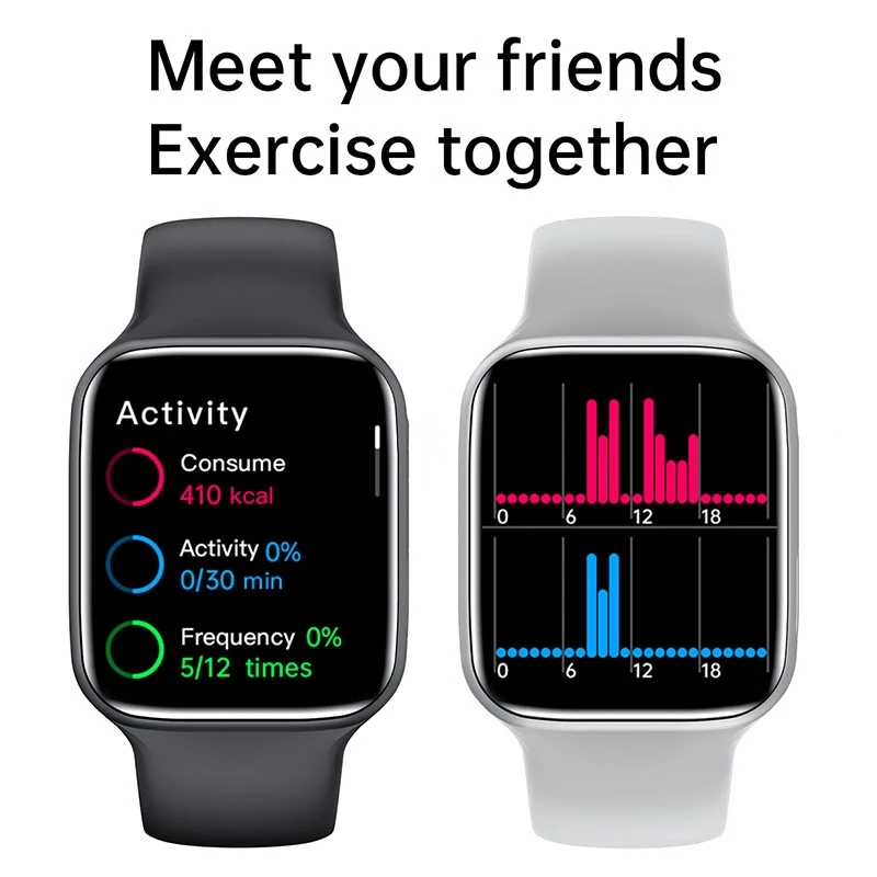 

Smart Watch 1.75 inch Square Screen Long Standby Watches BT Call IP67 Heart Rate Monitoring