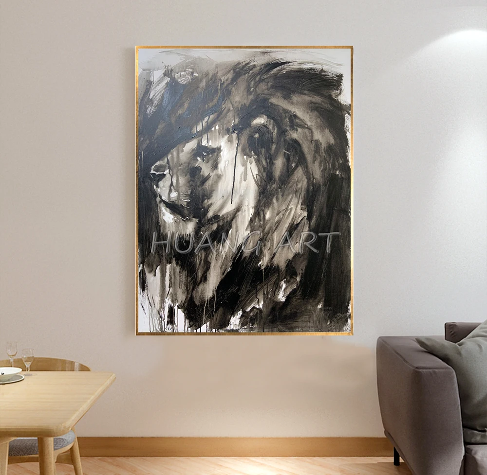 Креативное искусство оригинальная животная ручная роспись высокое качество