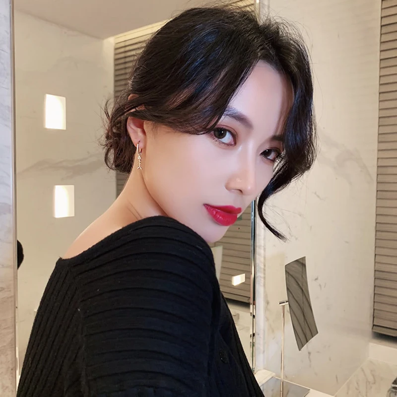 Pandoo модные очаровательные серьги из стерлингового серебра оригинал 1:1 копия