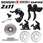 Велосипедный переключатель передач SENSAH EMPIRE 2x11 Speed, 22s, задние переключатели, кассета, дисковые тормоза, UT 105 R7000, новинка