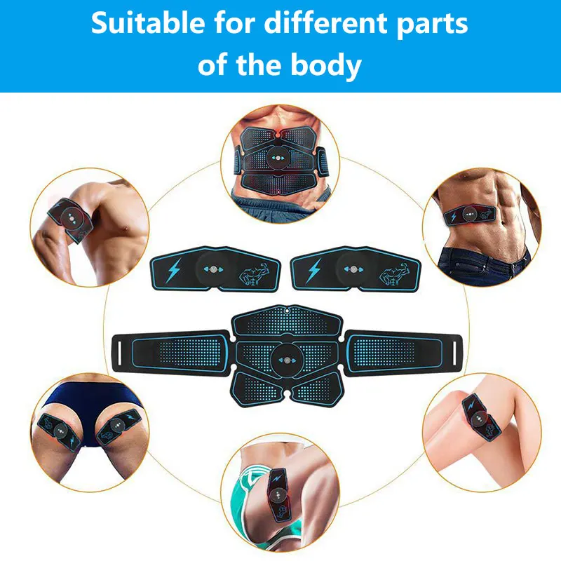 Стимулятор мышц живота ABS Шестерни Фитнес тренер USB упражнения рука машины мышцы