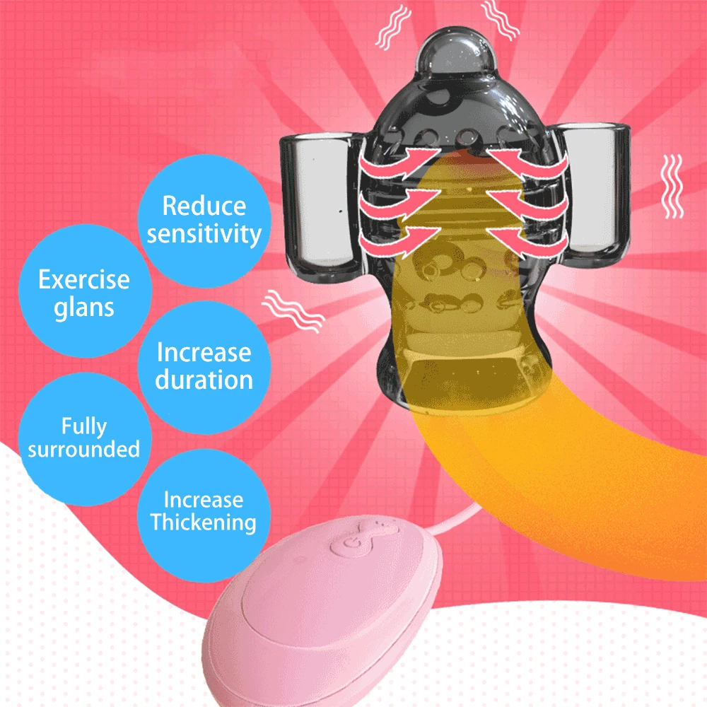 20 частоты Вибрационный тренажер для мужчин пенис продолжительный упражнения