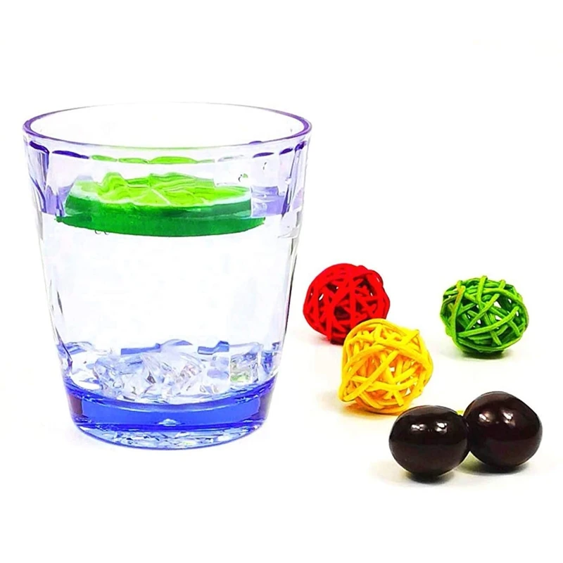 

High Quality Drinking Cup, Plastic, No Bisphenol A, Small Juice Cup,Blue,8 Pieces