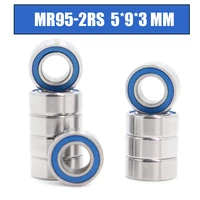 mr95rs bearing abec 3 10pcs 593 mm miniature mr95 2rs ball bearings rs mr95 2rs with blue sealed l 950dd