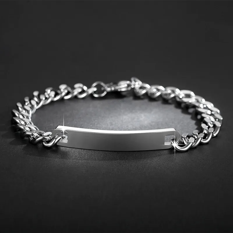 

1Pcs Beautiful Fashion Elegant Silver Color Charm Men Women Chain Bracelet High Quality Gorgeous Jewelry