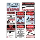 Винтажный металлический жестяной знак, предупреждающий налет без трещин, плакат для кафе, украшение для паба, ретро, декоративное настенное украшение 20x30 см