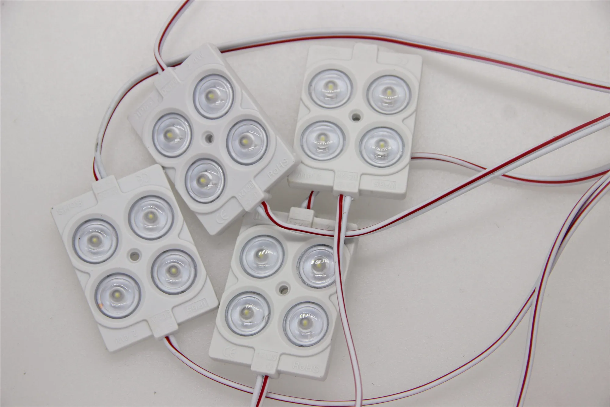 160 Deg 2 4 W UL светодиодный впрыск ПВХ ABS Модуль DC12V белый 2835 водонепроницаемый свет