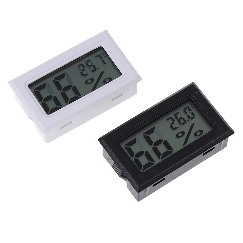 

1PCS Digital LCD Thermometer Hygrometer Humidity Meter Room Indoor Temperature Clock