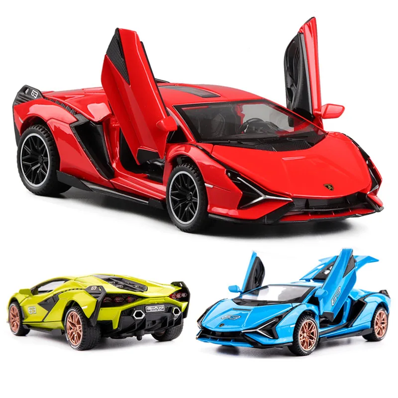 Модель автомобиля в масштабе 1:32 SIAN LP740 LP750 LP770 Lamborghinis литой и игрушечный