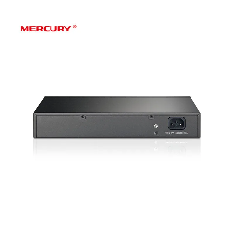 Меркьюри 16 портовый гигабитный коммутатор Ethernet стальной переключатель 10/100/1000