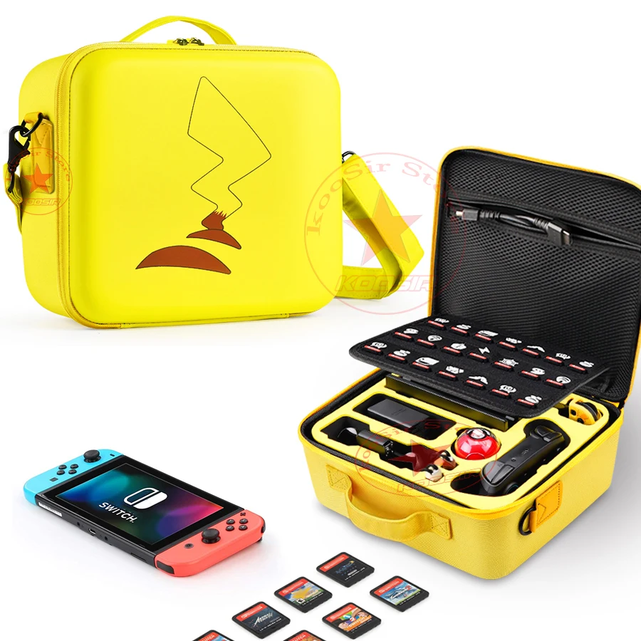 Newst Nintend Switch Big Case Nintendoswitch Storage Carrying Bag Hard Shell Skin for Nitendo Nintendo Switch Games Accessories