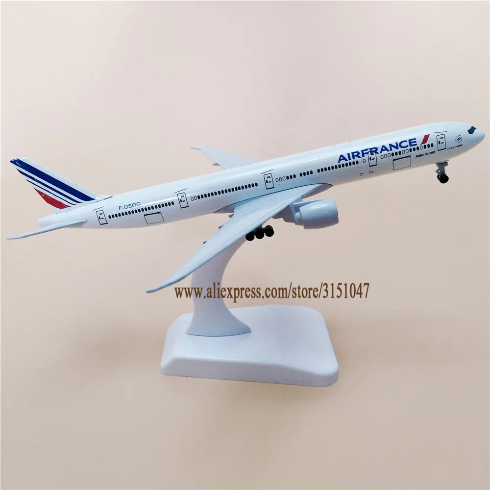 19 см Air France AIRFRANCE Boeing 777 B777 Airlines модель самолета сплав Металл литье под давлением