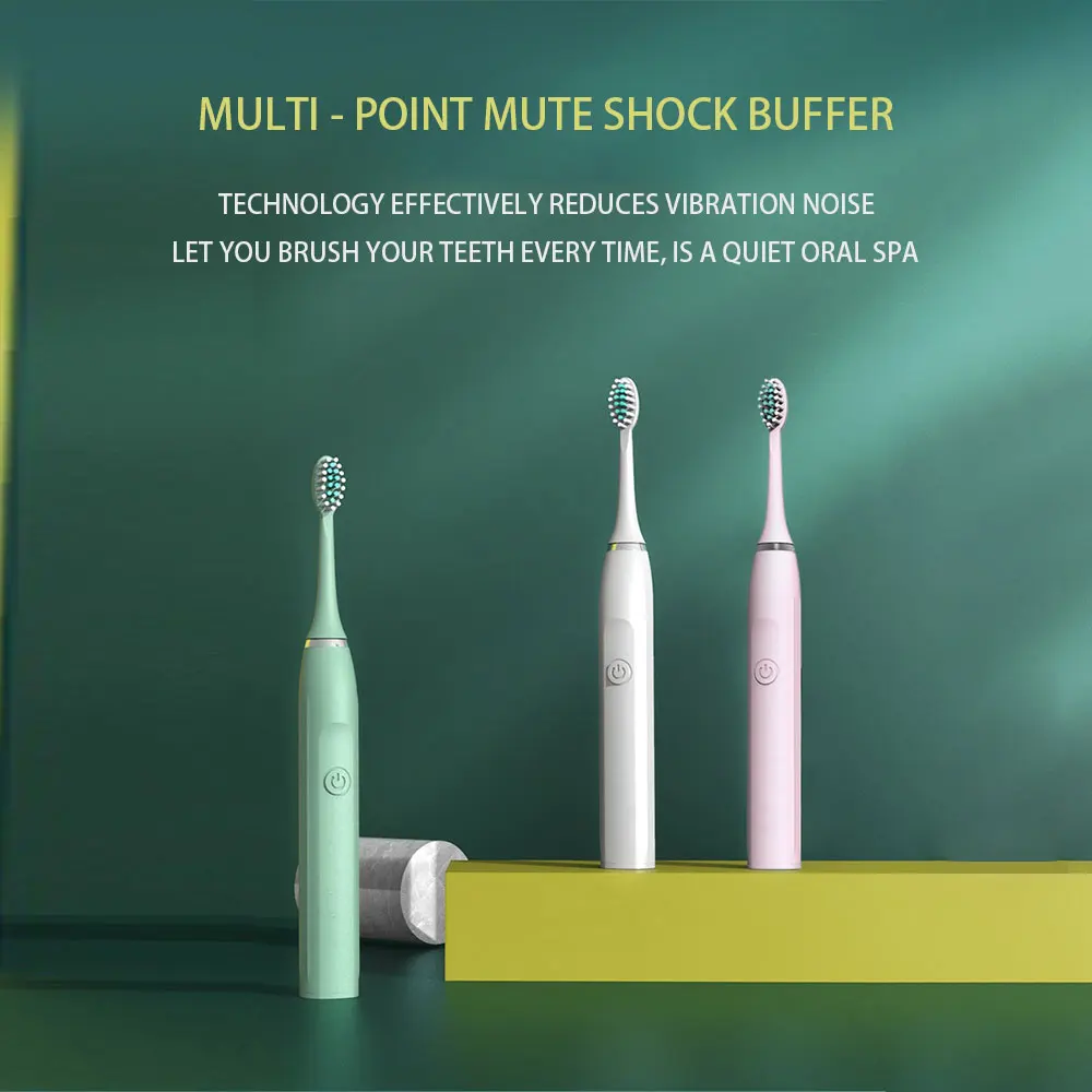 Электрический Зубная щётка для взрослых с таймером Sonic зубная BatteryTooth кисти