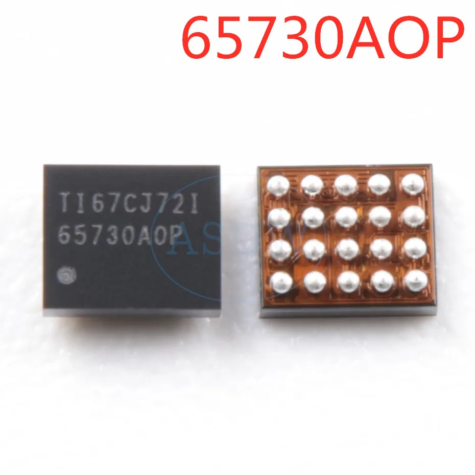 65730AOP 65730 для iPhone 5S/5C/6/6 plus U1501 6S/6SP U4000 7/7Plus U3703 ЖК-дисплей IC чип каштана 20 контактов |
