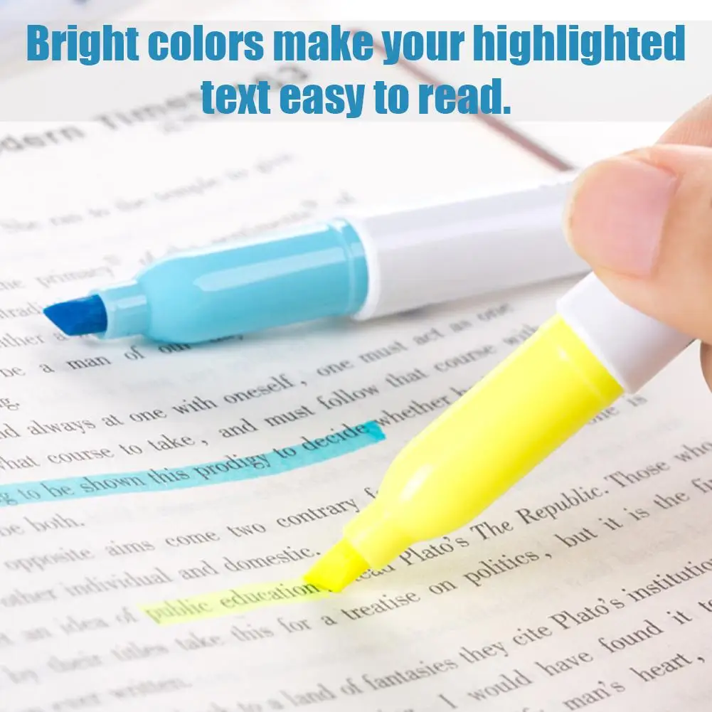 Шесть цветов маркер гелевый Библейский цветные маркеры учебный набор школьные